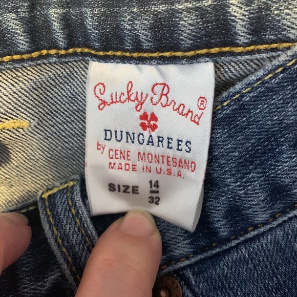 Vintage lucky jeans size 14 bootcut straight med wash style80P4040 made in USA - Picture 8 of 13